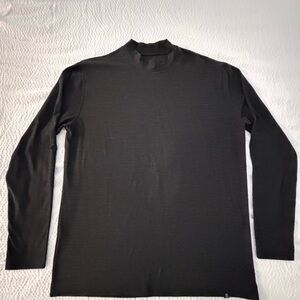 Boggi Milano Btech Black Mock Neck Pullover Sweater Men’s Sz XLarge Long Sleeve